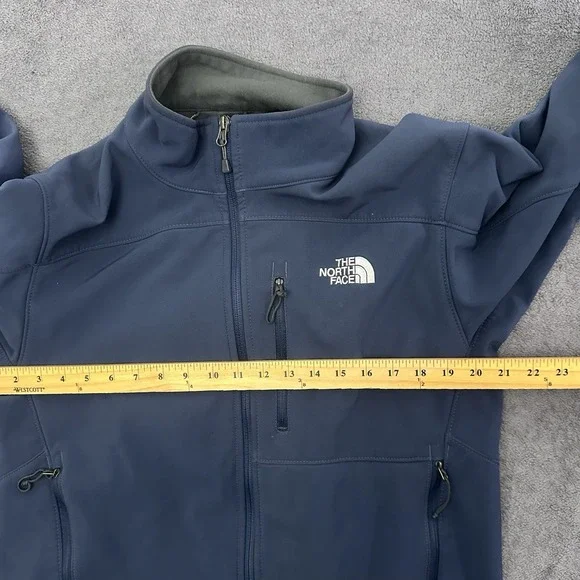 The North Face Jacket Mens size MEDIUM  BLUE  Windproof Softshell Gorp - Picture 5 of 9